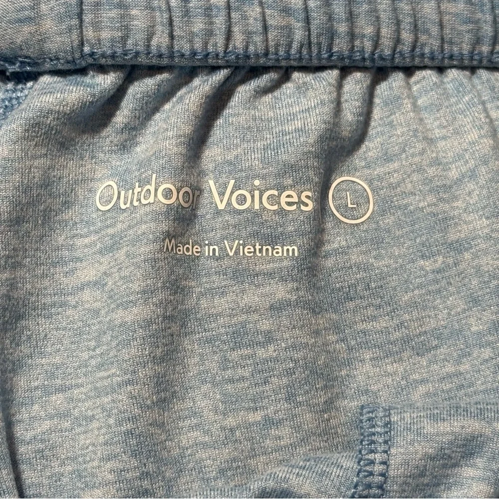 Outdoor Voices CloudKnit All Day Jogger Pant* Heathered Sky Blue size Large